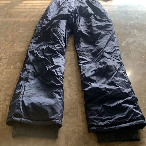 - Head Vintage Skiwear Zip Front Pants with suspenders Navy Size 12 O730 - Picture 9 of 16